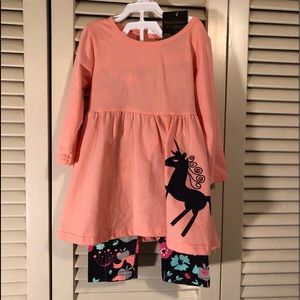 SALE‼️ Unicorn Dress & Leggings